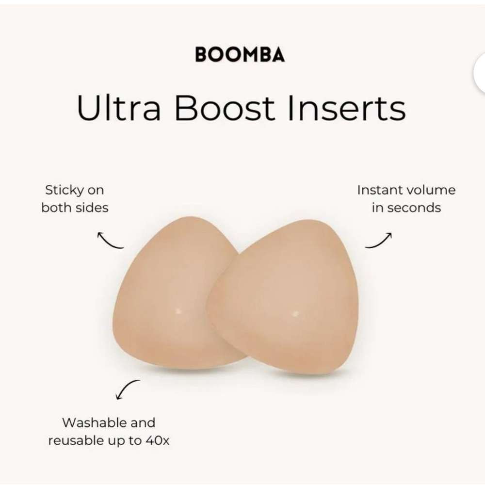 Boomba Bra Inserts (Beige C) !!BRAND NEW NEVER USED!!